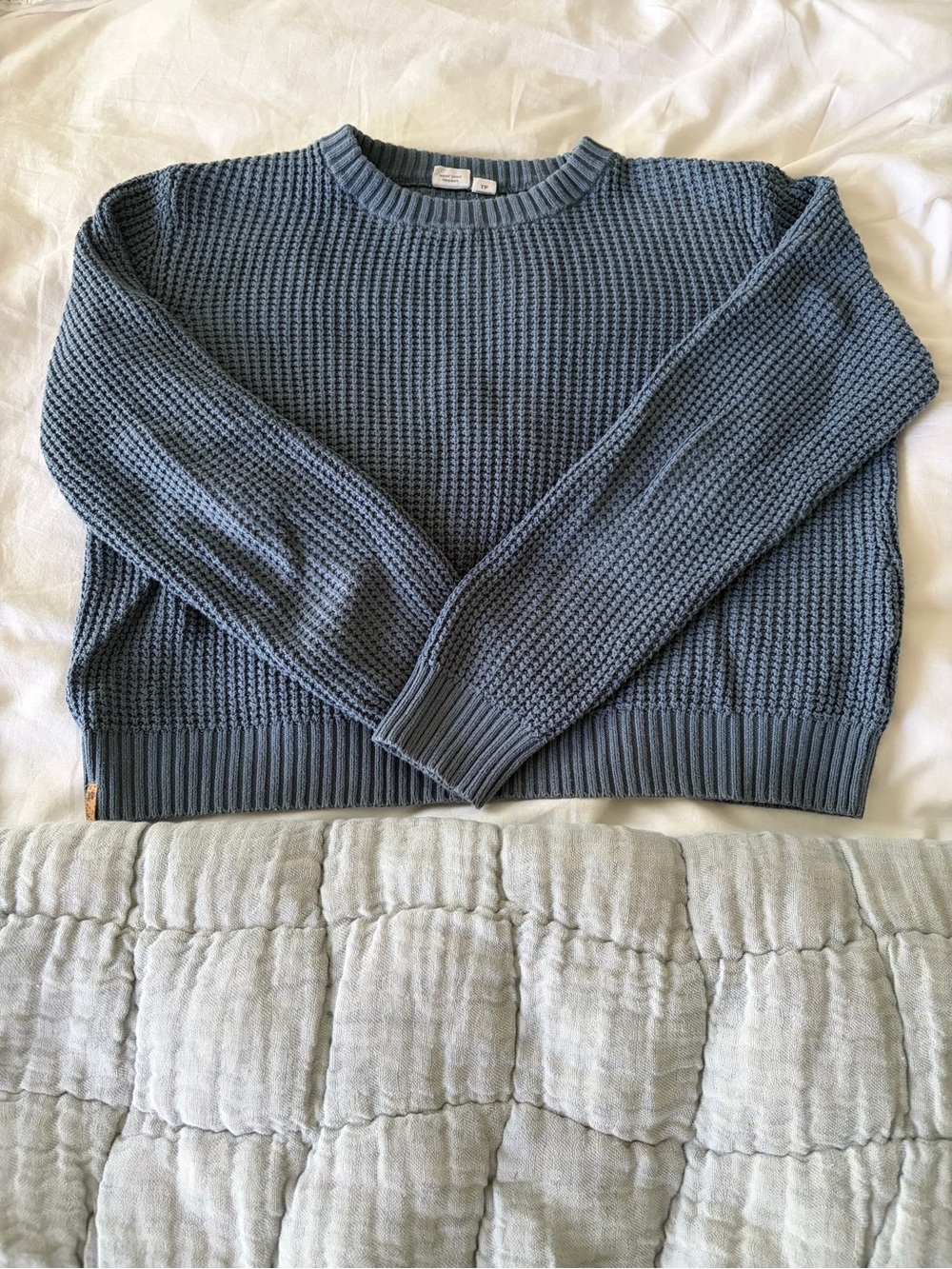 Tentree Crewneck Waffle Knit Sweater